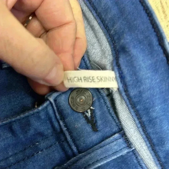 Rag and Bone  high rise skinny jean indigo wash Size 27 - Picture 7 of 8